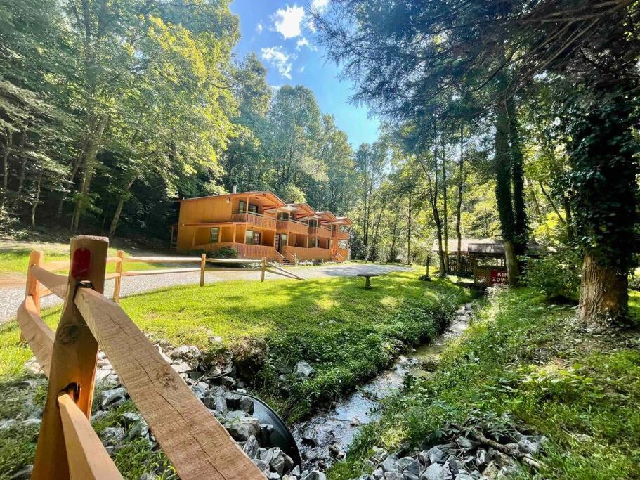 Cute Cabin Creek & Firepit #12 헬렌 외부 사진